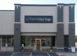 Exterior Cabinet Sign for NWA Hot Yoga