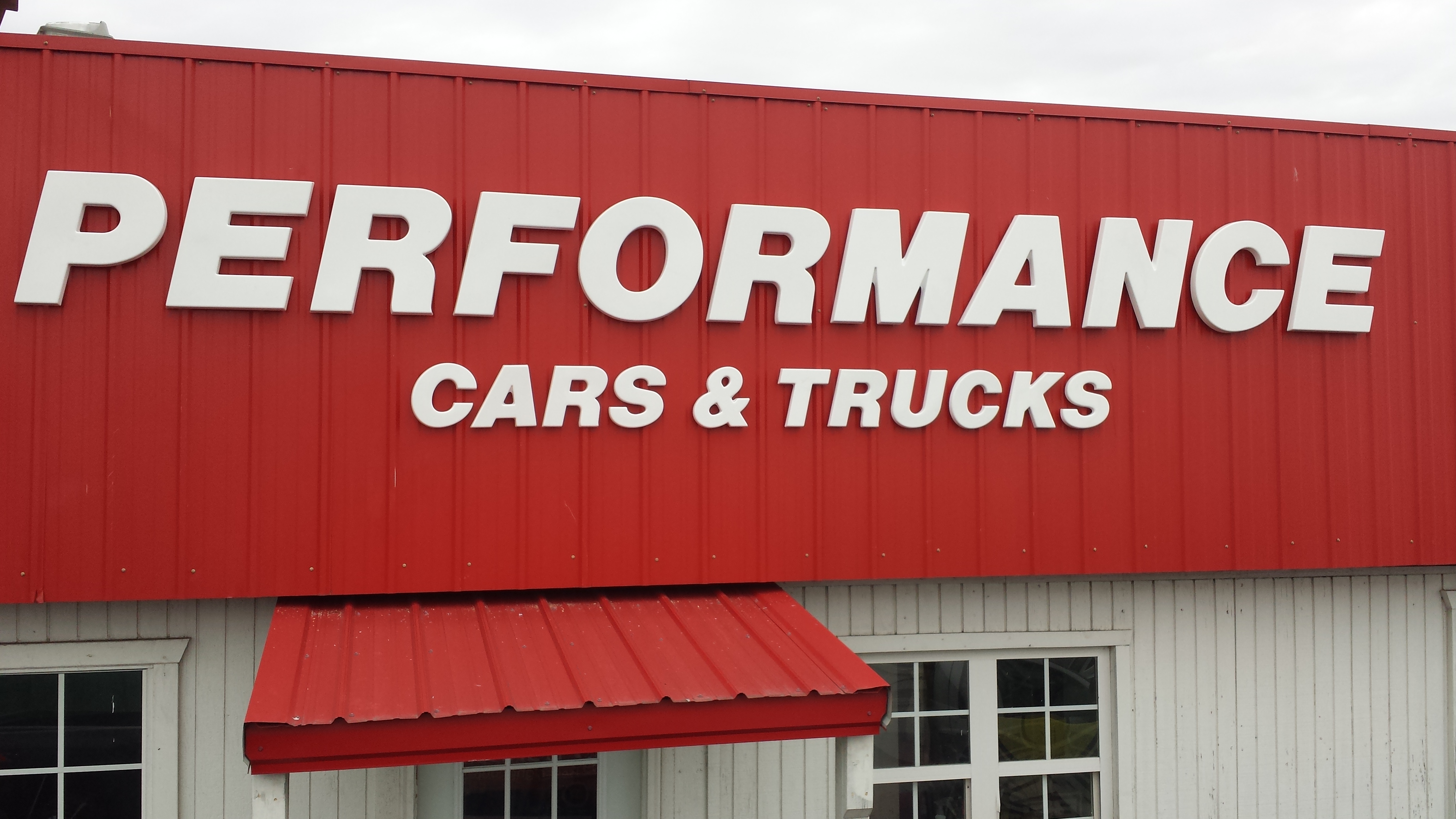 Performance Cars Channel Letters