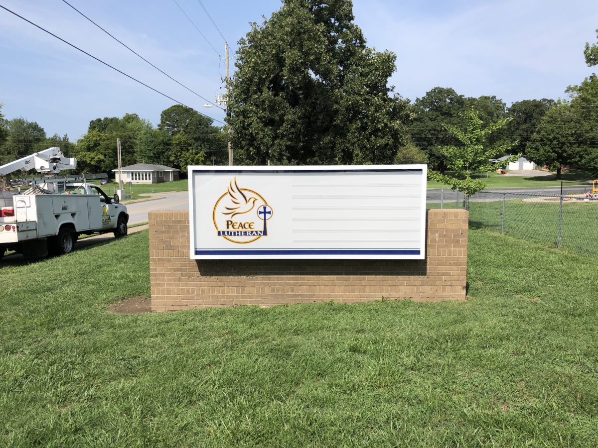 Peace Lutheran Lighted Best Sign Group